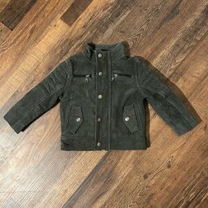 Motorcycle Suede Leather Jacket